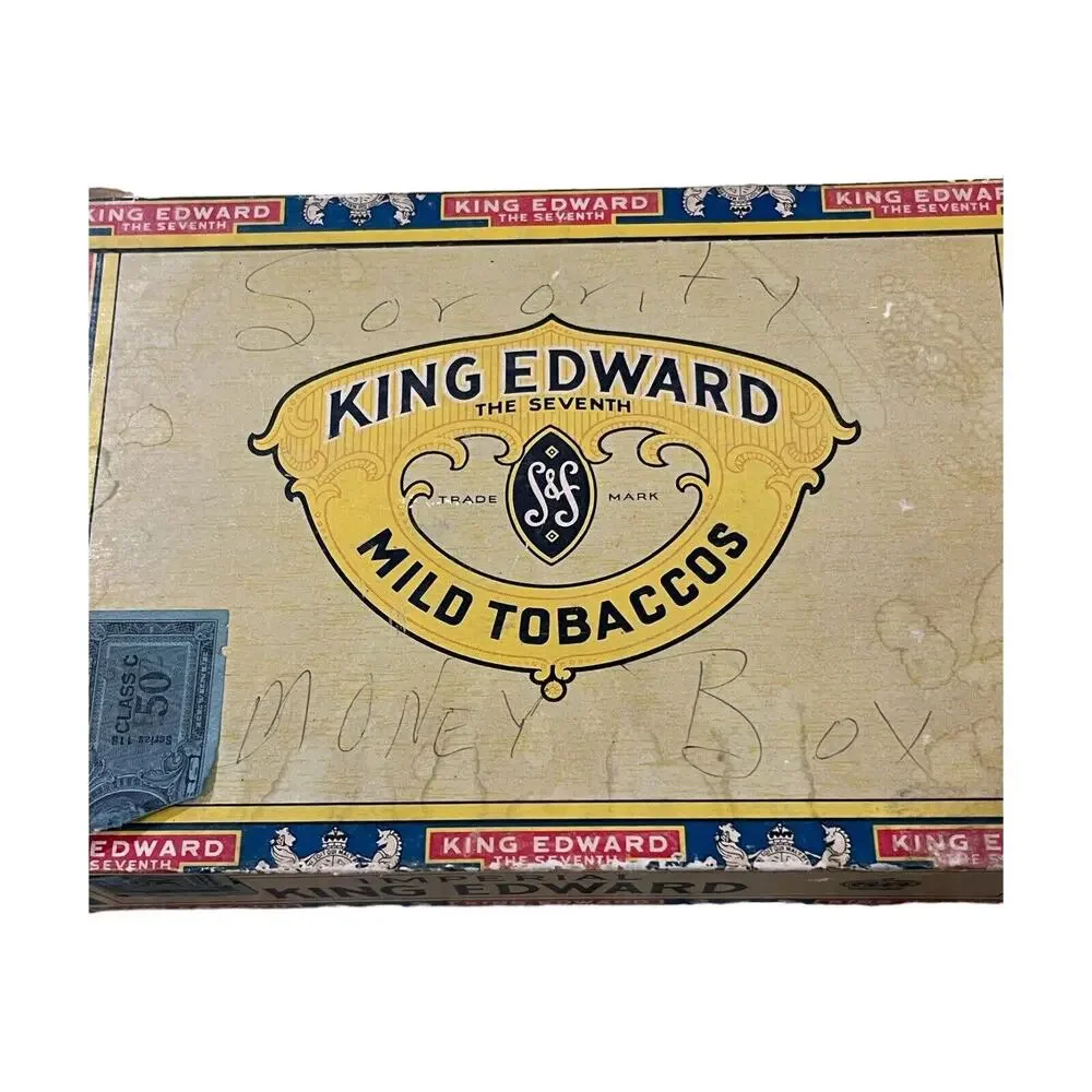 Imperial King Edward Vii Cigar Box